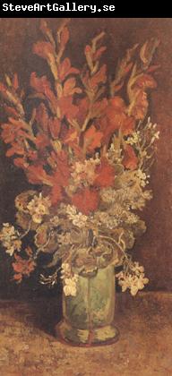 Vincent Van Gogh Vase with Gladioli and Carnations (nn04)